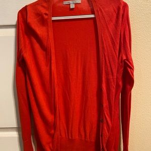 Red old navy cardigan
